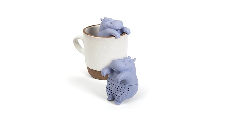 Infuseur à thé hippopotame en silicone