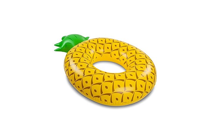 Bouée gonflable ananas géante format XXL