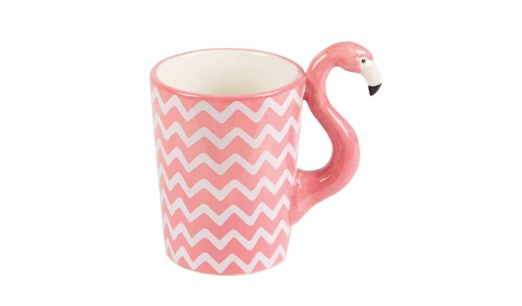 Tasse flamant rose : mug en céramique rose